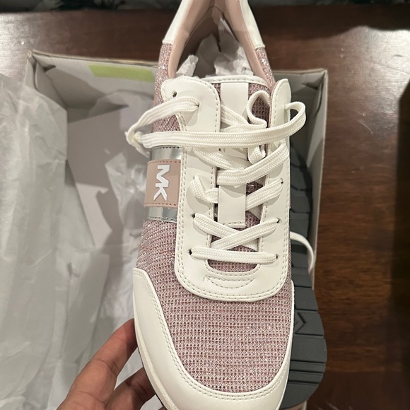 Michael Kors Pink and White Sneakers - Picture 3 of 4
